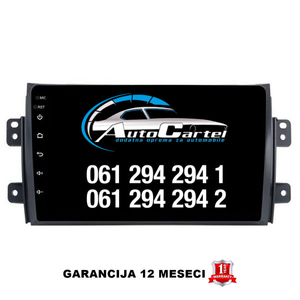 SUZUKI SX4 MULTIMEDIJA ANDROID NAVIGACIJA TOUCH SCREEN 10 INCA CarPlay ...