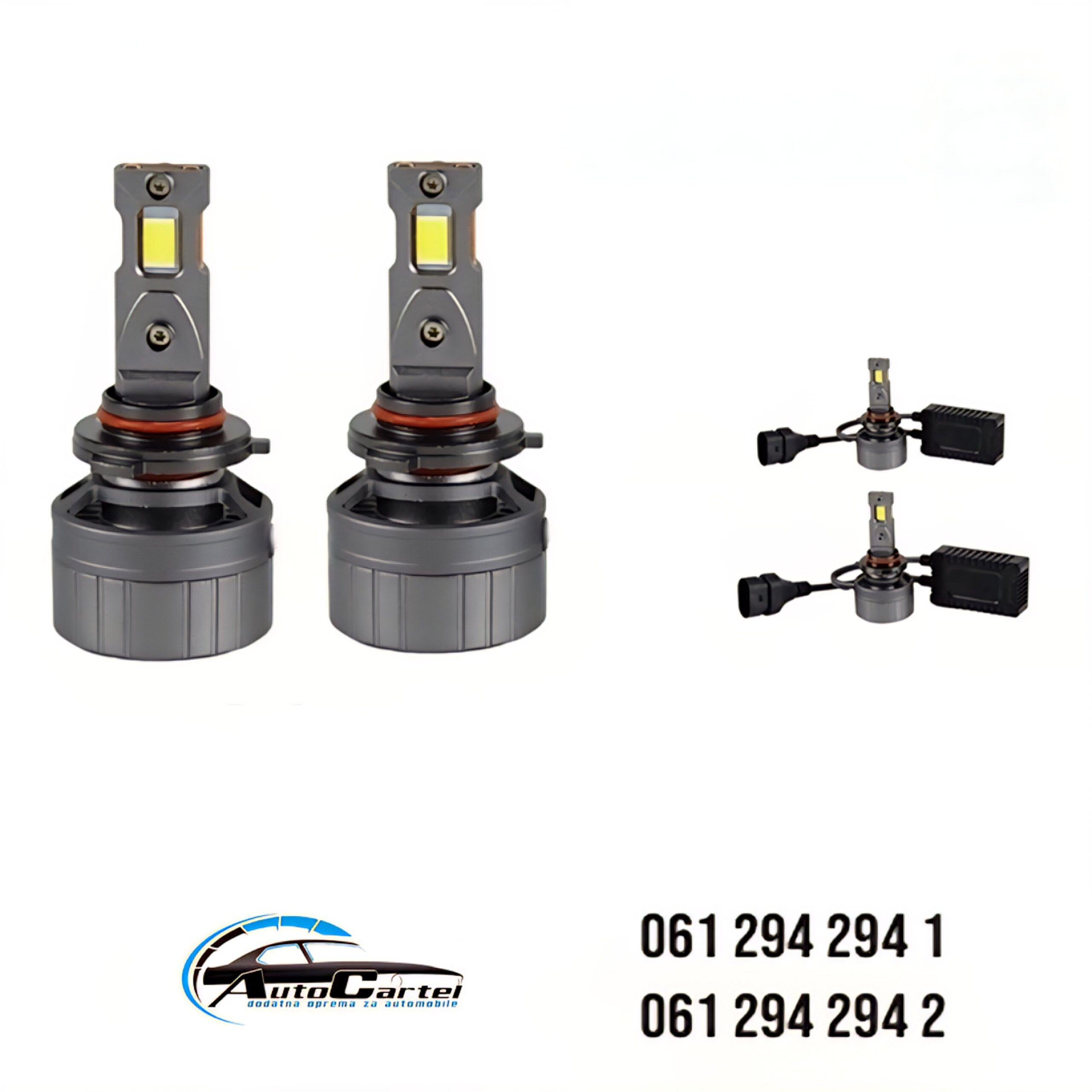 HB4 9006 LED SIJALICE ULTRA 12000 LUMENA CAN BUS 12V-24V