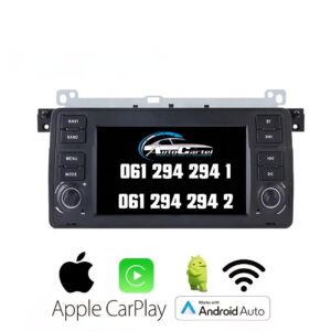 BMW 3 E46 ANDROID MULTIMEDIJA NAVIGACIJA TOUCH SCREEN 7 INCA CarPlay Android Auto