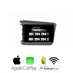 HONDA CIVIC NOVI TIP MULTIMEDIJA ANDROID NAVIGACIJA TOUCH SCREEN 10 INCA CarPlay Android Auto