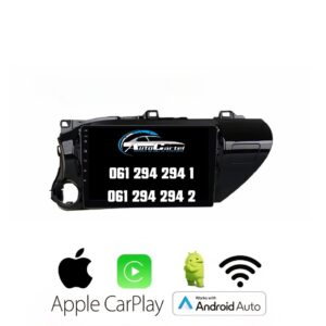 TOYOTA HILUX NOVI TIP MULTIMEDIJA ANDROID NAVIGACIJA TOUCH SCREEN 10 INCA CarPlay Android Auto