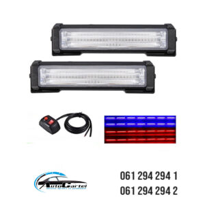 BLINKERI UGRADNI CRVENO PLAVI 16x4 cm