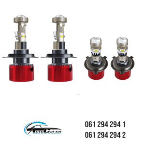 H4 LED SIJALICE SA SOCIVOM 6000 LUMENA CAN BUS 12V-24V