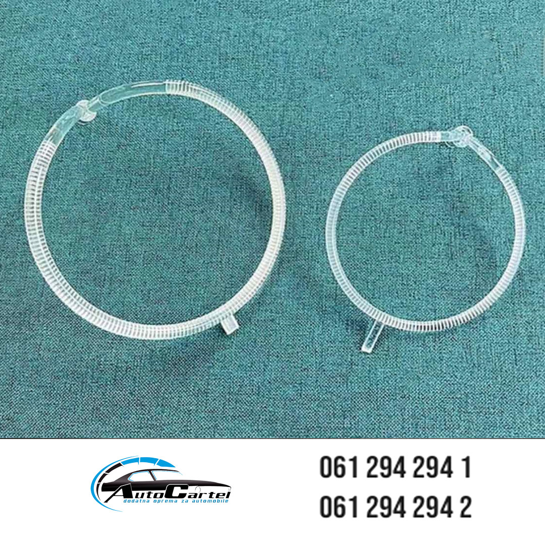 LED DNEVNO SVETLO FABRICKI MODEL U FARU LED PRSTENOVI BMW 5 E60 LCI