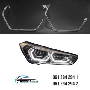 LED DNEVNO SVETLO FABRICKI MODEL U FARU LED PRSTENOVI BMW X1 F48 LCI