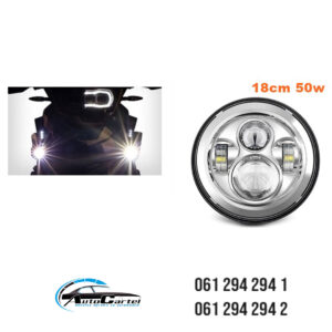 UNIVERZALNI LED FAR ZA MOTORE 18CM 50W LED MOTO FAR
