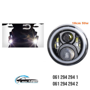 UNIVERZALNI LED FAR ZA MOTORE 18CM 50W LED MOTO FAR