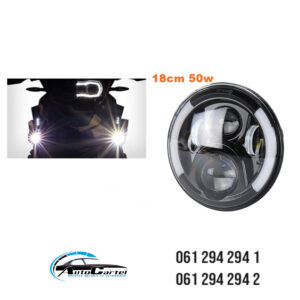 UNIVERZALNI LED FAR ZA MOTORE 18CM 50W LED MOTO FAR