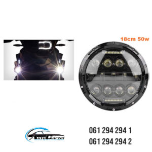 UNIVERZALNI LED FAR ZA MOTORE 18CM 50W LED MOTO FAR