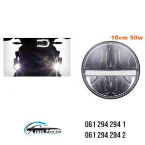 UNIVERZALNI LED FAR ZA MOTORE 18CM 50W LED MOTO FAR