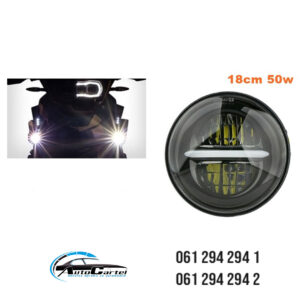UNIVERZALNI LED FAR ZA MOTORE 18CM 50W LED MOTO FAR