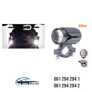 UNIVERZALNI LED FAR ZA MOTORE SA NOSACEM 20W LED MOTO FAR