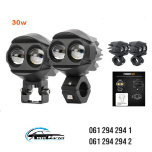 UNIVERZALNI LED FAR ZA MOTORE SA NOSACEM 30W LED MOTO FAR