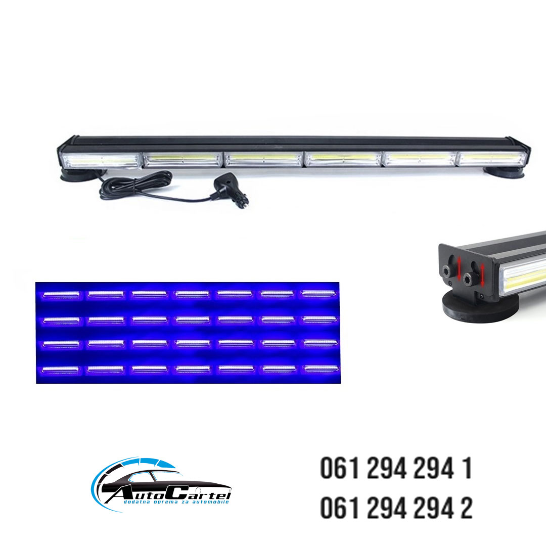 LED ROTACIJA NA MAGNET LED BAR PLAVA 120CM X 9CM