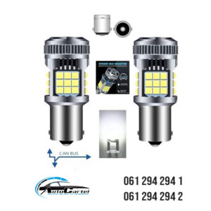 LED-SIJALICE-P21-1156-BA15S-NAVRTANJE-CAN-BUS LED SIJALICE P21/1156/BA15S NA NAVRTANJE BELA BOJA SET 2 KOMADA CAN BUS