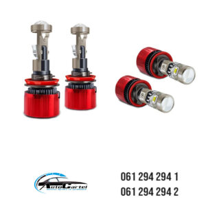 H11 LED SIJALICE SA SOCIVOM 6000 LUMENA CAN BUS 12V-24V