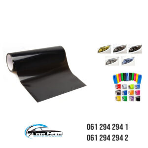 TAMNO CRNA FOLIJA ZA FAROVE I STOP SVETLA