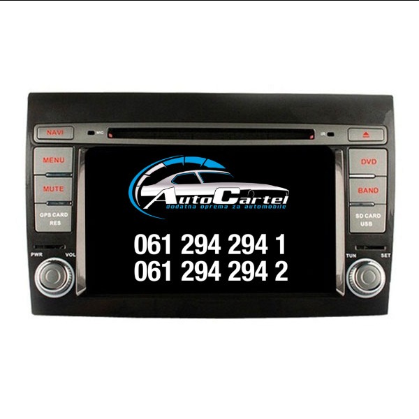FIAT BRAVO MULTIMEDIJA ANDROID NAVIGACIJA TOUCH SCREEN 7 INCA CarPlay Android Auto