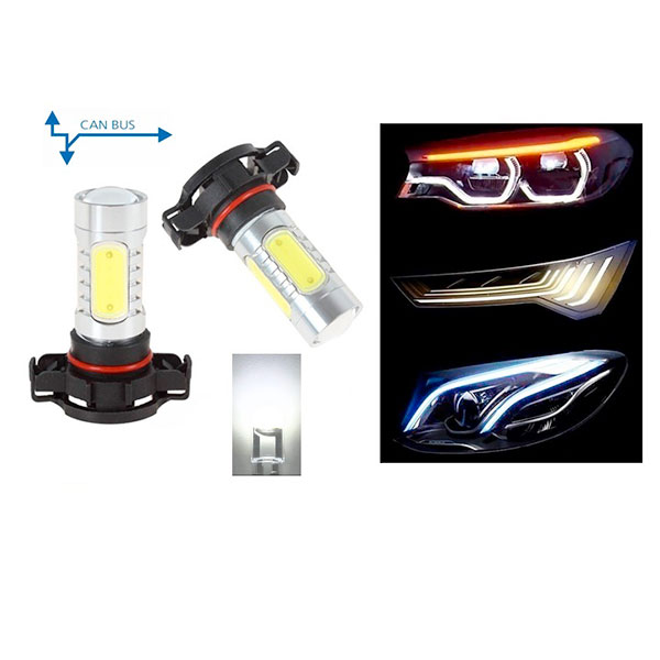 LED SIJALICE H16 BELA BOJA SET 2 KOMADA CAN BUS