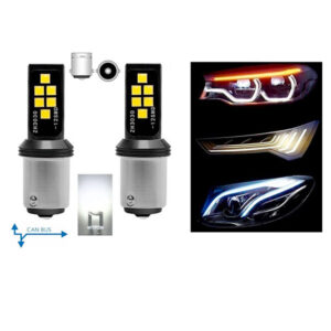 LED SIJALICE P21/1156/BA15S NA NAVRTANJE BELA BOJA SET 2 KOMADA CAN BUS