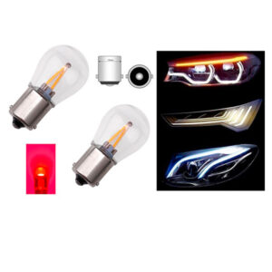 LED SIJALICE P21/1156/BA15S NA NAVRTANJE CRVENA BOJA SET 2 KOMADA