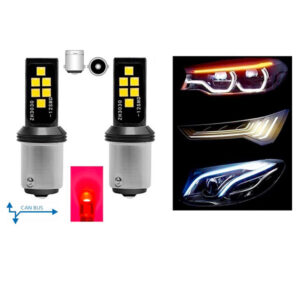 LED SIJALICE P21/1156/BA15S NA NAVRTANJE CRVENA BOJA SET 2 KOMADA CAN BUS