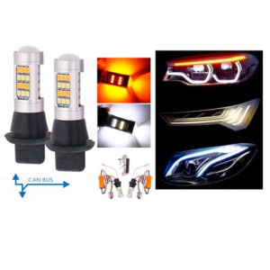 LED SIJALICE SWITCH BACK DNEVNO SVETLO I ZMIGAVAC P21/1156/BA15S NA NAVRTANJE CAN BUS