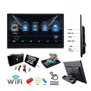 MONITOR U NASLONU ZA GLAVU 12 INCA SET DVD ZA DECU ANDROID TOUCH SCREEN
