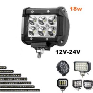 LED far 10cm x 8cm, 18W, radni far Working light, radno svetlo