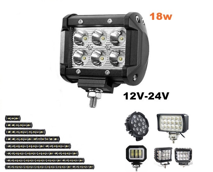 LED bar 4″, 10cm, 18W, radni far Working light, radno svetlo