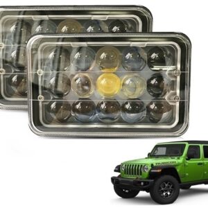 LED farovi univerzalni 18cm x 13cm, 2x60W, Bi-LED Full LED svetlo