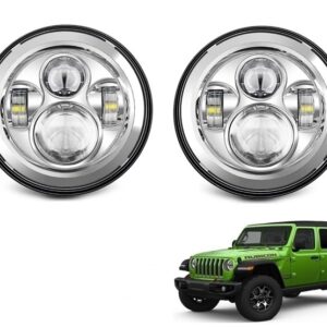 LED farovi univerzalni 18cm, 2x60W, Bi-Led Full LED svetlo set za Wranglera