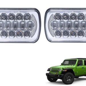 LED farovi univerzalni 20cm x 14cm, 2x60W, Bi-LED Full LED svetlo