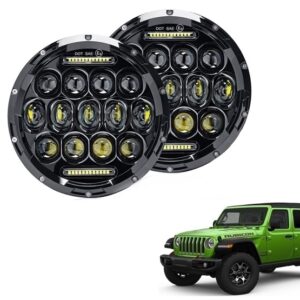 LED farovi univerzalni 18cm, 2x60W, Bi-Led Full LED svetlo za Wranglera