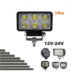 LED far 11cm x 6cm, 18W radni far Working light, radno svetlo