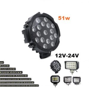 LED far 16cm, 51W, radni far Working light, radno svetlo
