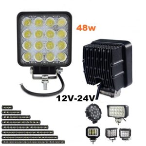 LED far 11cm x 11cm, 48W, radni far Working light, radno svetlo