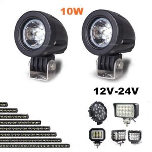 LED dnevna svetla univerzalna 5,5cm, 12W, set 2 komada