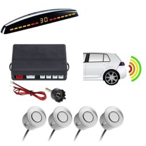 Sivi standard parking senzori sa displejom